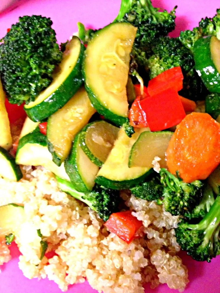 Veggie stir fry and quinoa|Amber Lynn Lacy Mannionさん