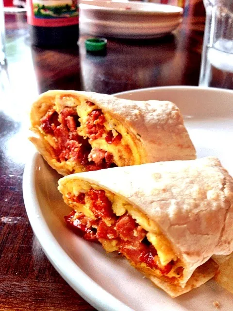 Chorizo, jalapeño egg burritos...|Sarah Althoffさん