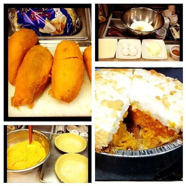 Snapdishの料理写真:Crown royal maple sweet potato pie!|Sarah Althoffさん