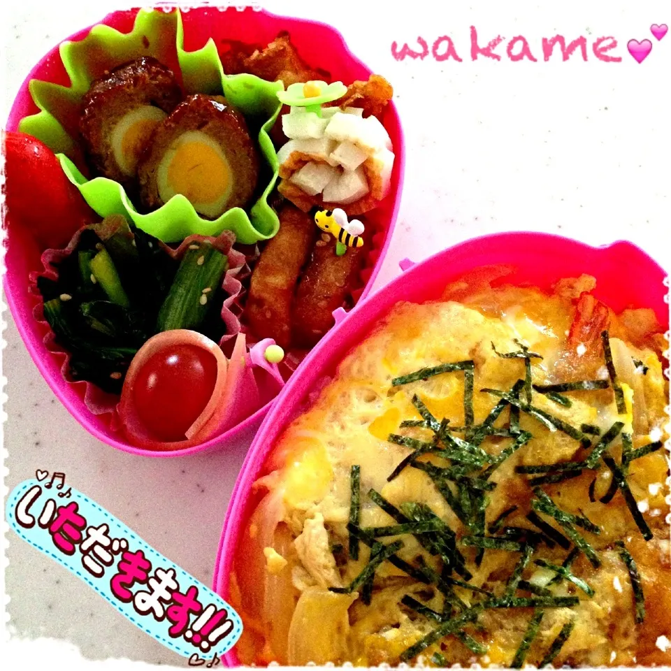 今日はエビ丼٩(๑❛ᴗ❛๑)۶|wakameさん