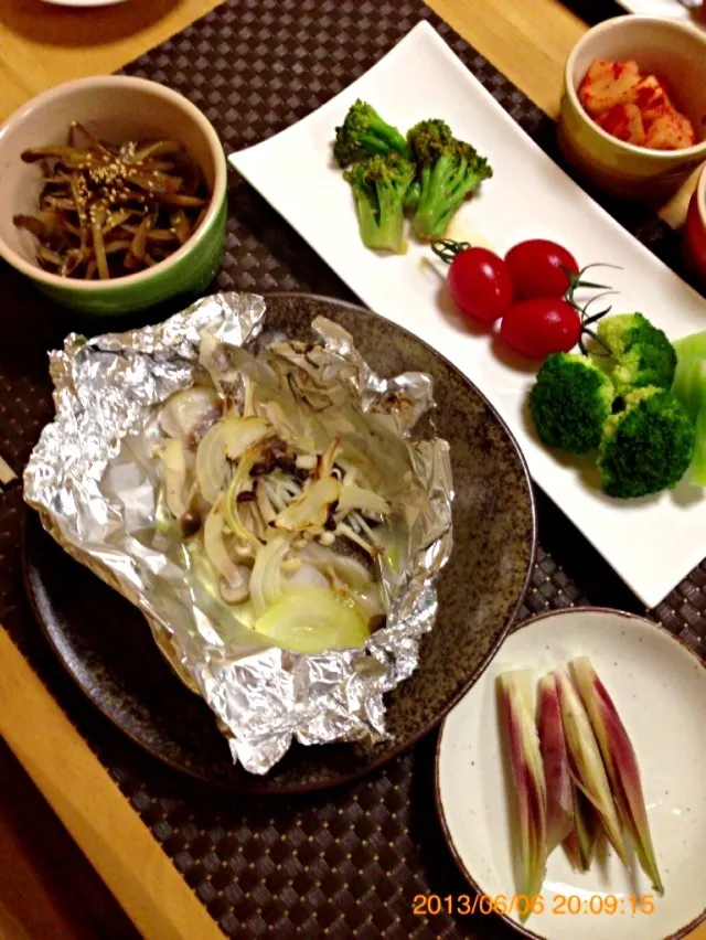 鱈のホイル焼き の晩ご飯|ちかさん