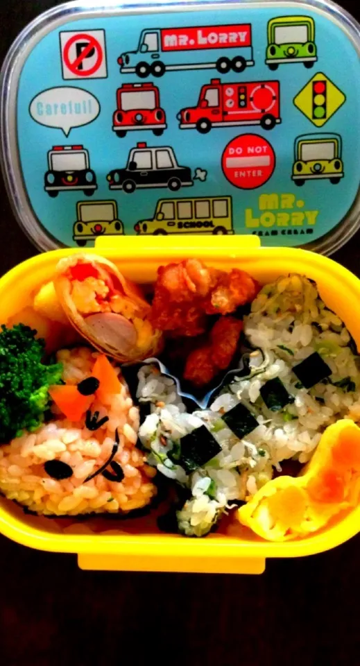 ⌘年中さんの息子のお弁当⁂ハートと機関車弁当⁂⌘|ʕ •́؈•̀ ₎maiʕ •́؈•̀ ₎さん