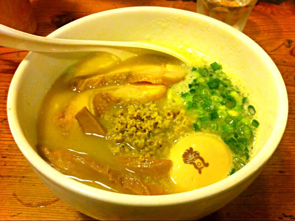 Snapdishの料理写真:鶏白ラーメン|komekoさん