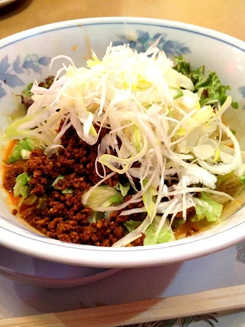 Snapdishの料理写真:冷やし担々麺始まってましたぁ〜♪( ´θ｀)ノ|mutty shimonnyさん