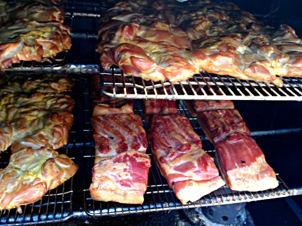 Sakura Smoked Chicken & Cold Smoked Bacon|Chris Shannonさん