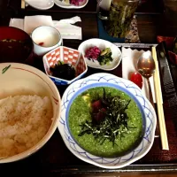 オクラまぐろとろろ丼|まゆみさん