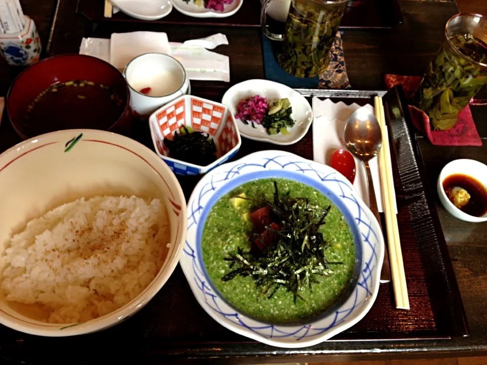 オクラまぐろとろろ丼|まゆみさん