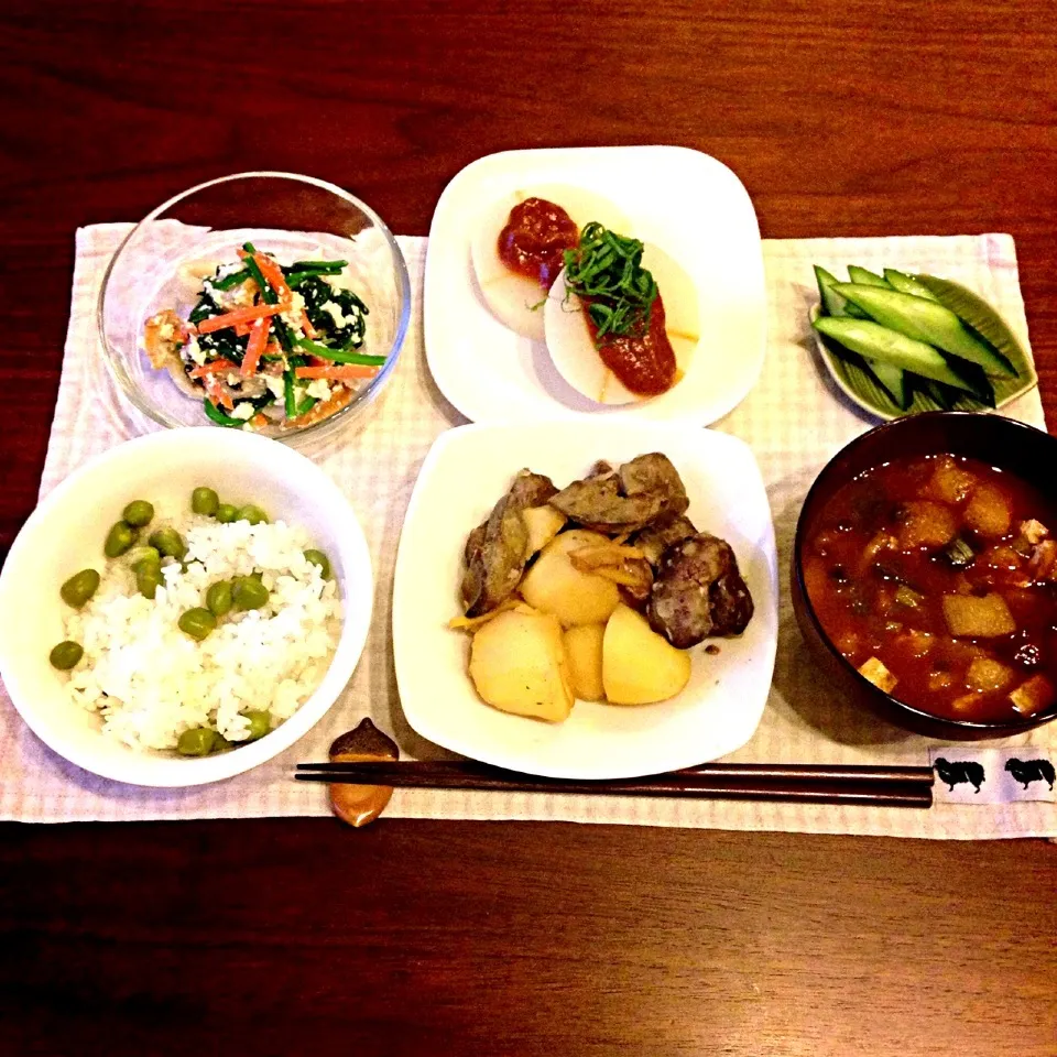 Snapdishの料理写真:6月7日の夕飯|なつみさん