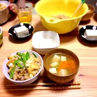 女子会で親子丼|えみさん