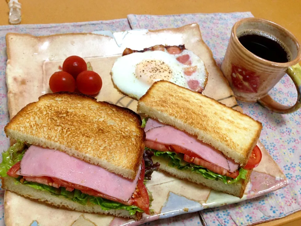 Snapdishの料理写真:今日の朝食!  (^-^)|Kei Satoさん