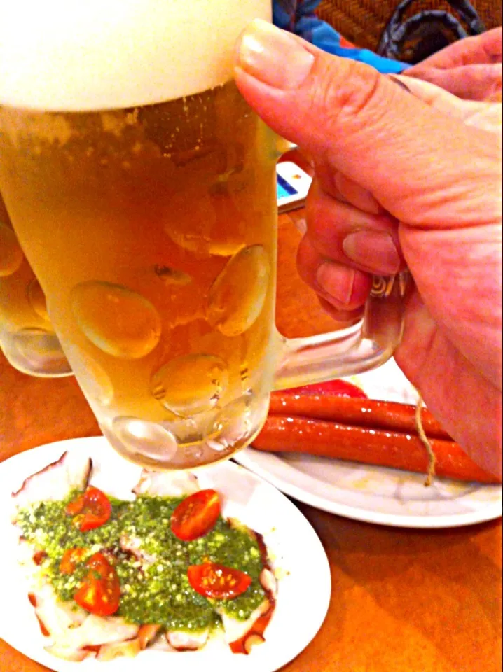 Snapdishの料理写真:おりちん🎀かんぱーい(⁎⚈᷀᷁ᴗ⚈᷀᷁⁎)|いよこ🍻さん