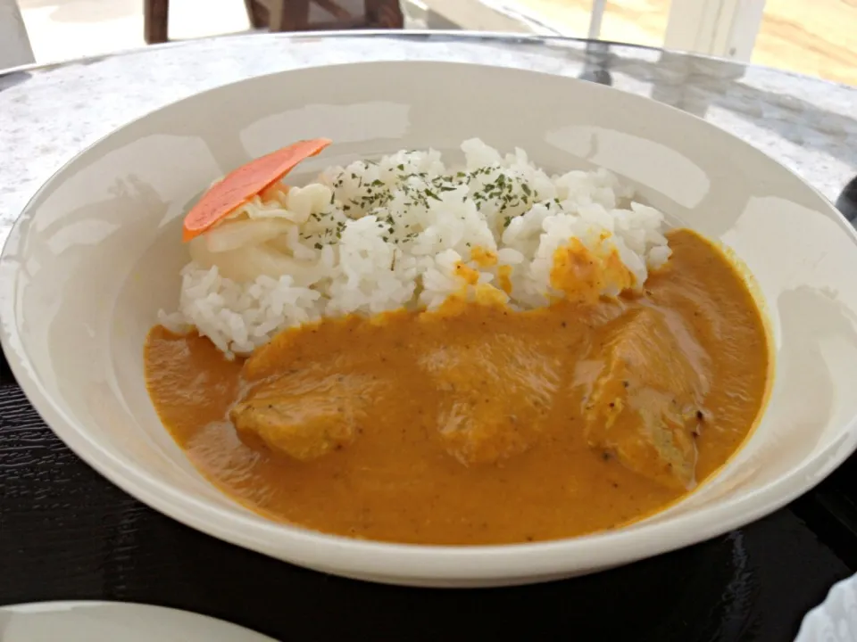 海辺のカフェでチキンカレ〜|カフェアジアンさん