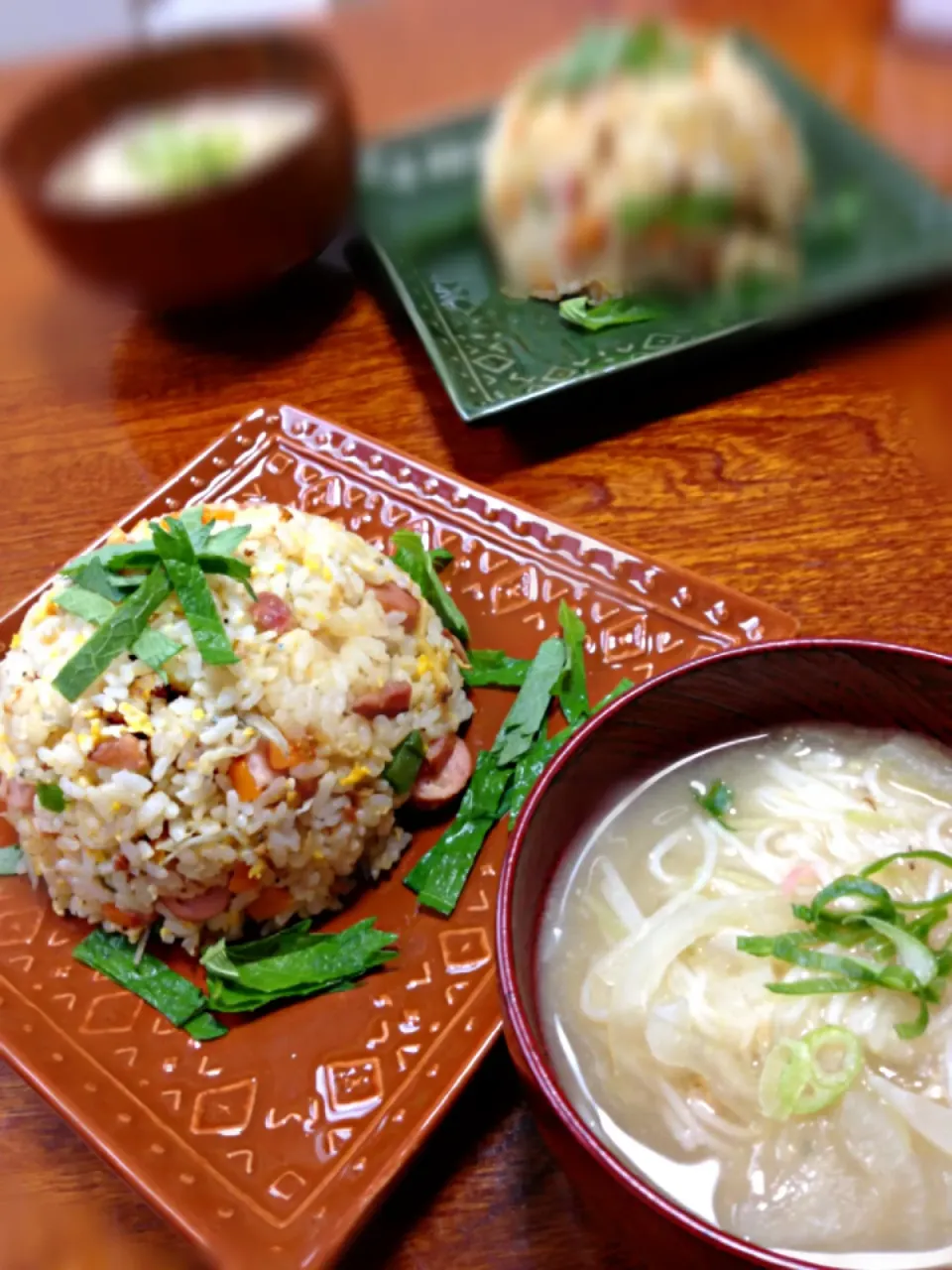 彼作♡焼き飯、煮麺|えいみさん