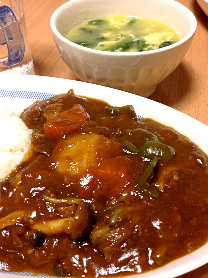 肉じゃがでリメイクきのこカレー|こんこんさん