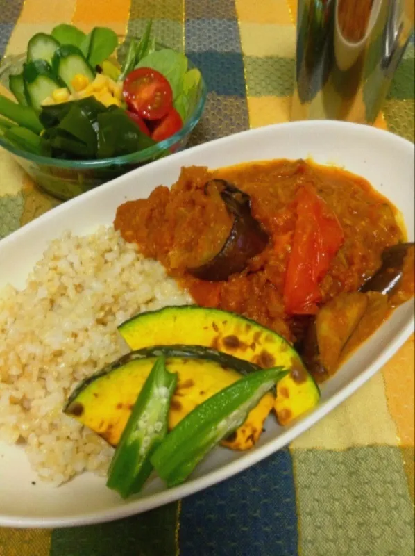 Tomato&Eggplant RedCurry|なおさん