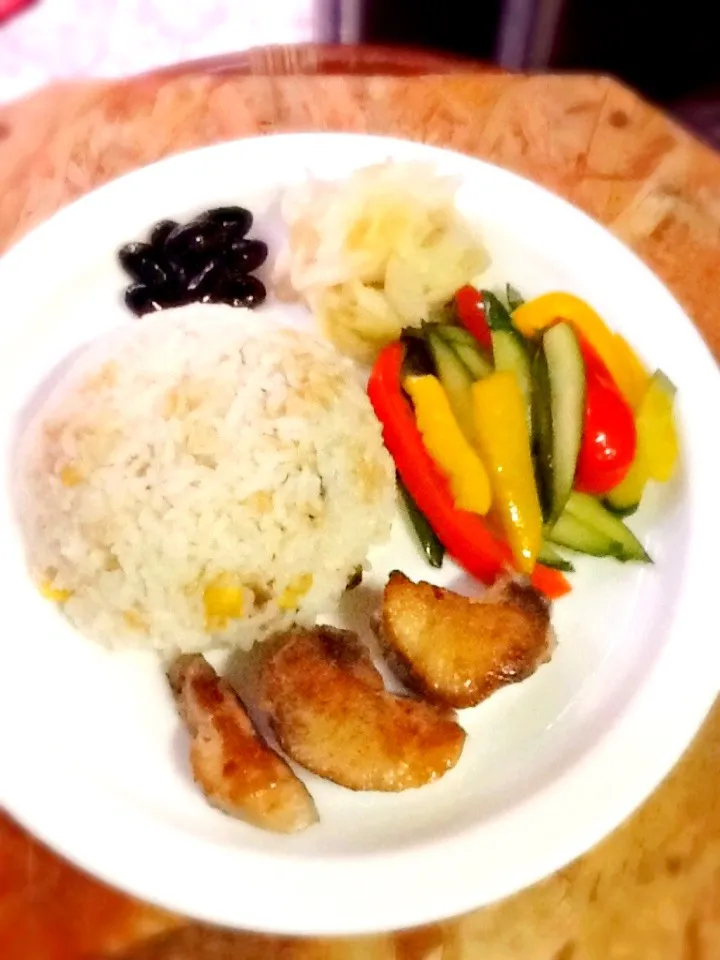 🐟晩ご飯プレート|さとう かおりさん