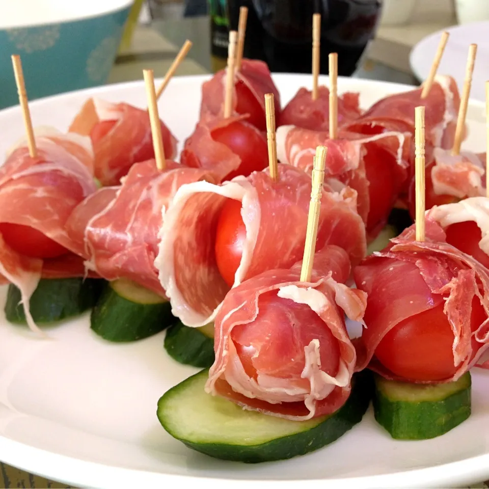 Jamon cherry tomato bombs|Misstyさん