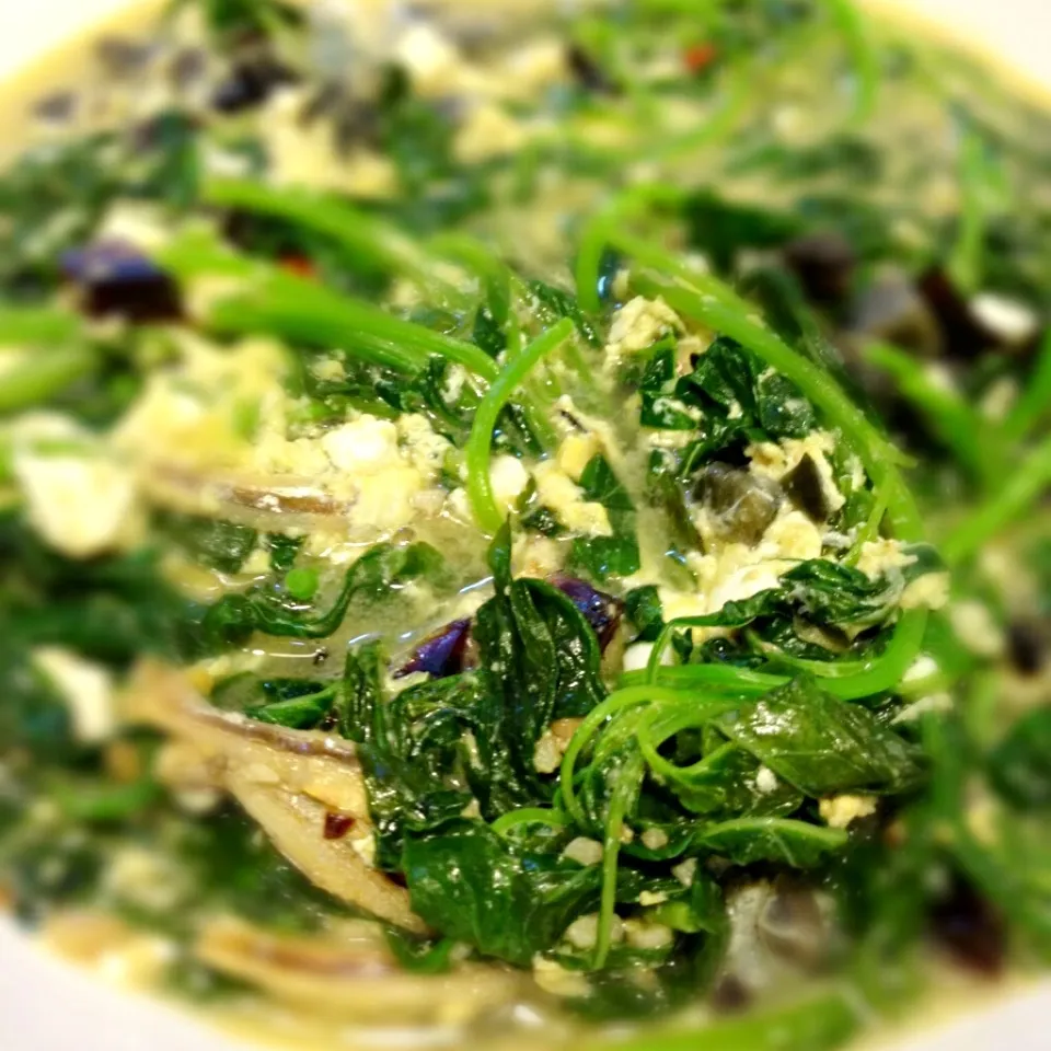 3-Eggs Spinach|vonlohさん