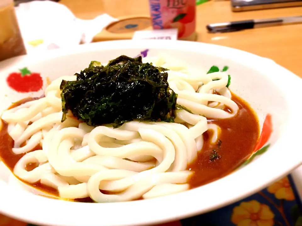 ｶﾚｰうどん(ｱｵｻのっけ|latteさん