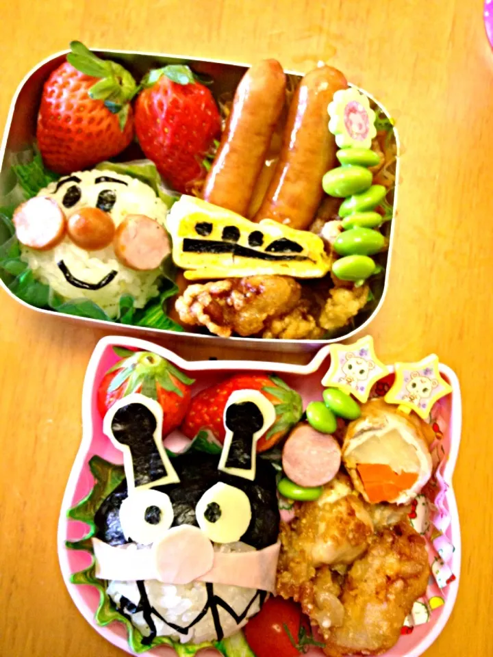 アンパンマン＆バイキンマン弁当★|まえだまきさん