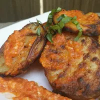 Grilled Potatoes w/ Rustic Fork Spicy Red Pepper Spread|sonya keisterさん