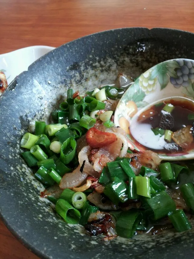 Snapdishの料理写真:ポン酢で作る野菜鍋のタレ|reoreoaさん