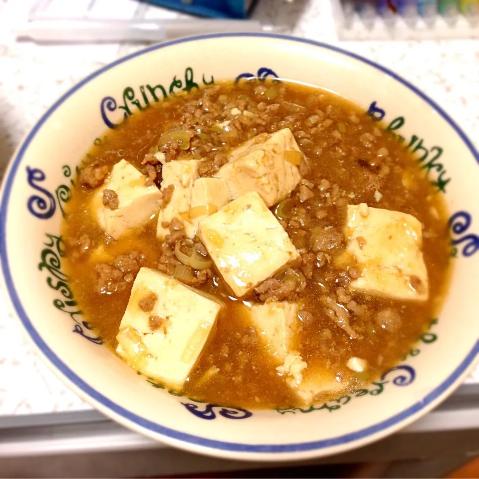 Snapdishの料理写真:辛くない笑麻婆豆腐|さおりさん