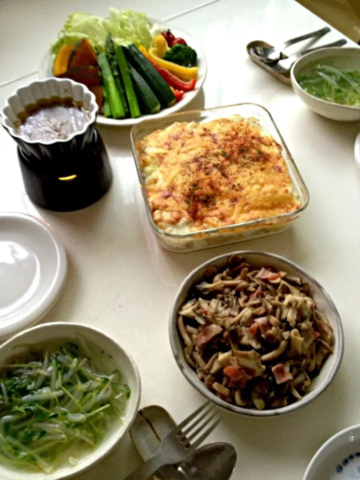 Snapdishの料理写真:今日の夕ご飯|河野真希さん