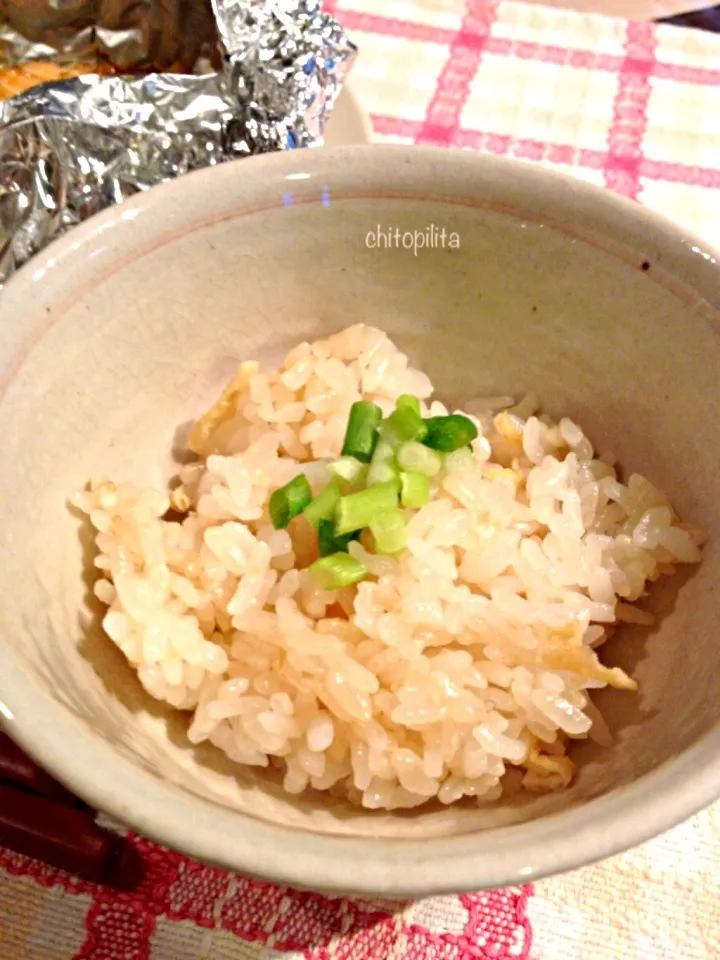 Ginger rice - 新生姜の炊き込みごはん|chitopilitaさん