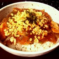 鶏餡掛け丼|dai1108tさん