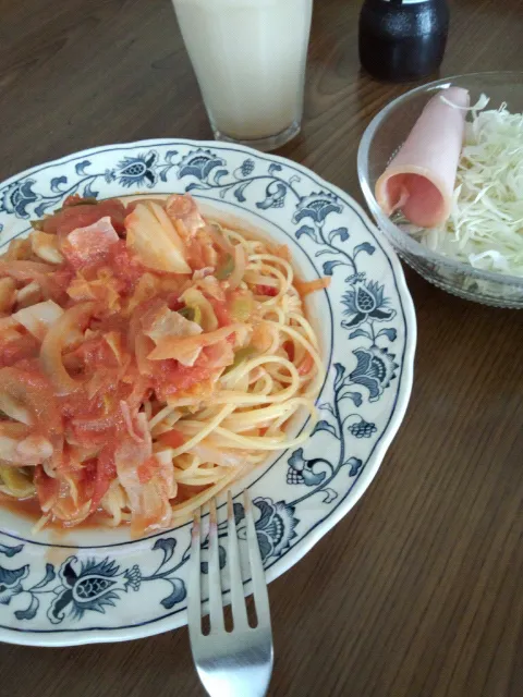 トマトソースパスタ|かんぱぱさん