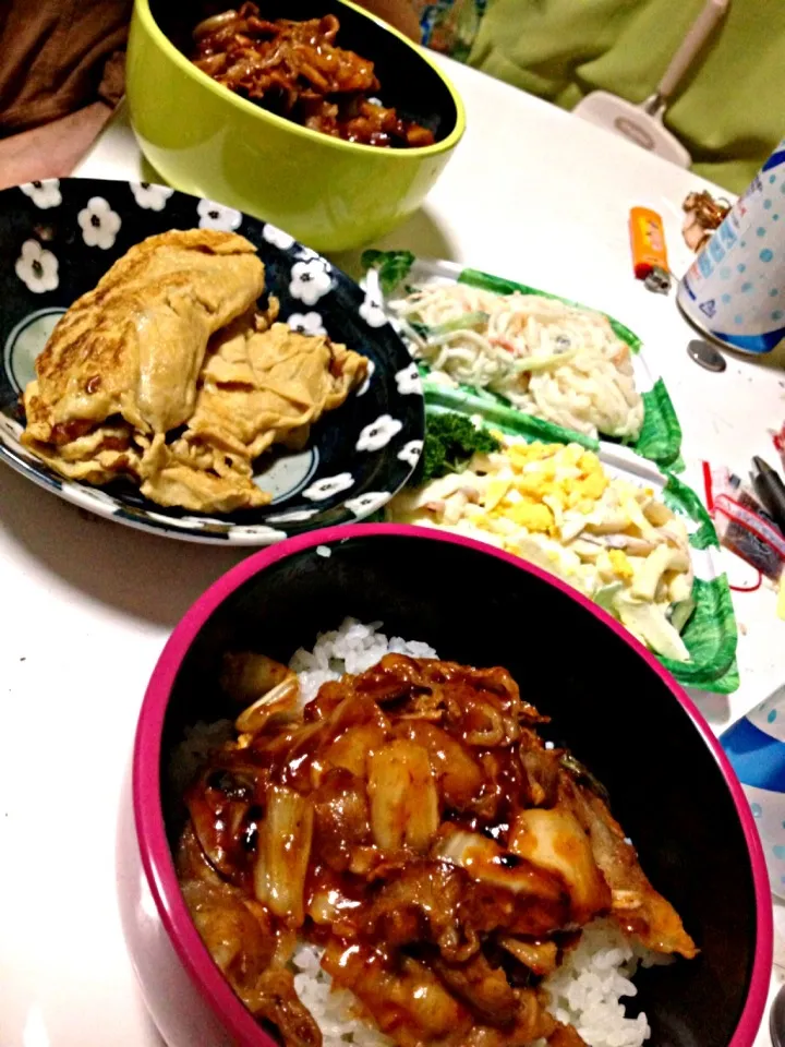 豚キム丼|とりっぴーさん