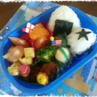 Snapdishの料理写真:次男くん弁当～♪|森田 藍さん