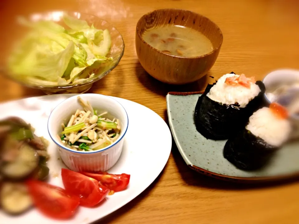 おにぎり定食|まりこさん