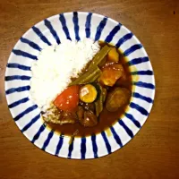 Snapdishの料理写真:夏野菜のカレー|かーぼーさん