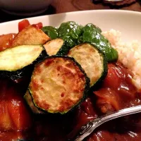 夏野菜カレー風カレー|しろぶた２号さん