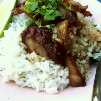 ข้าวหมูกรอบหวาน !!!|Muscleさん