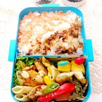 Snapdishの料理写真:息子くん弁当です。|hanayakさん