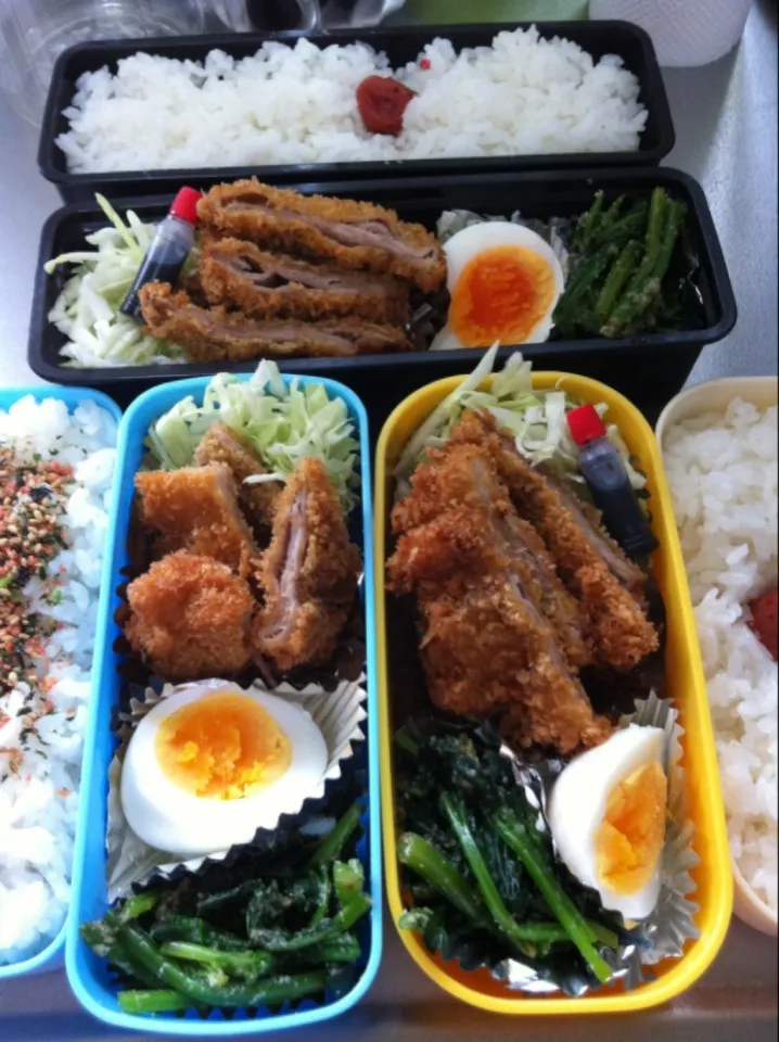 夫・息子・私のお弁当|笑美子さん