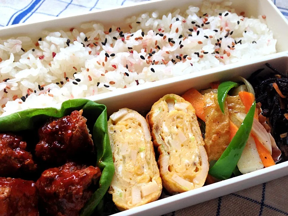 Snapdishの料理写真:６月１１日のお弁当|azukiさん