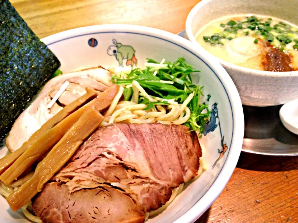 Snapdishの料理写真:鶏塩一楽つけ麺|原田 孝之さん