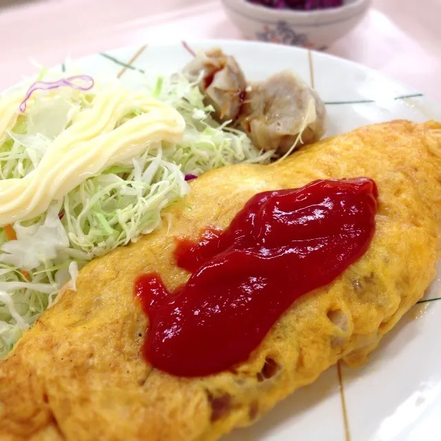 ベーコンオムレツ at 社員食堂|さるさん