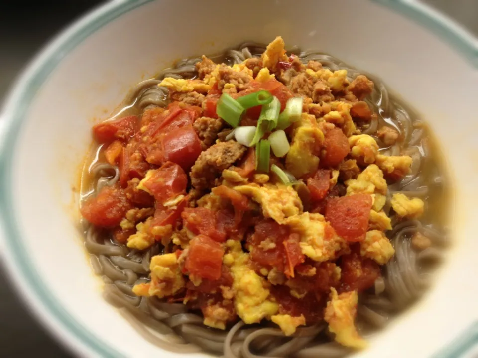 Snapdishの料理写真:トマトラーメン|椰サゴさん