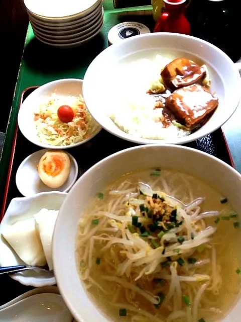 トンポーローご飯とラーメンセット|Sumichanさん