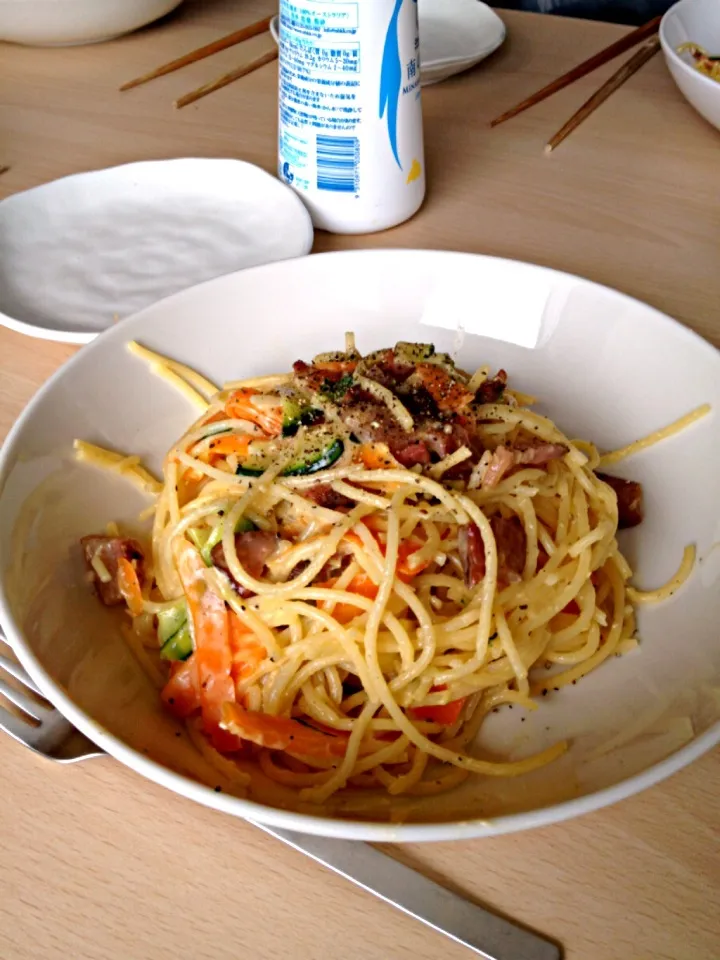 Healthy Carbonara with Snapdish made Pancetta|Chris Shannonさん