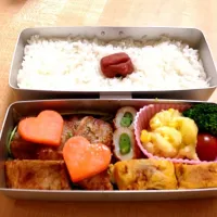 Snapdishの料理写真:豚ロースハーブ焼き弁当|かおちさん