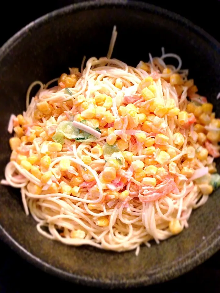 Pasta salad🌽スパサラ By mom|🌈Ami🍻さん