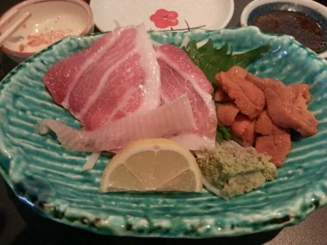 otoro n uni sashimi|ho kee lamさん