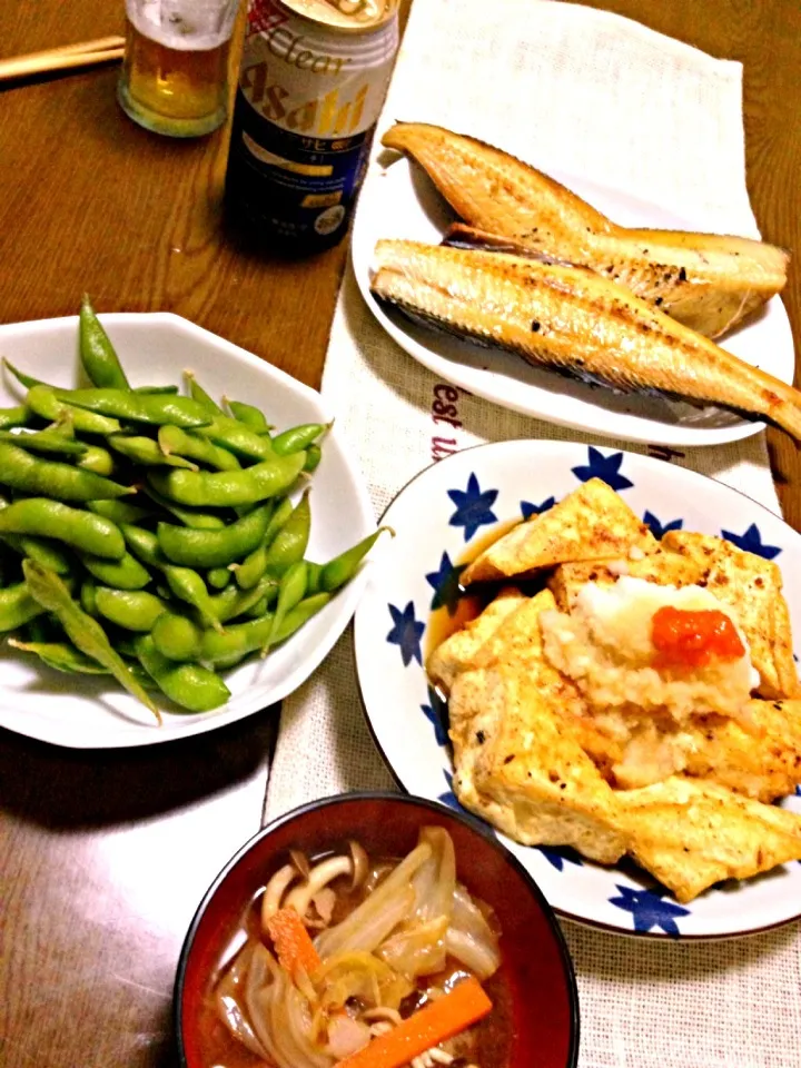 Snapdishの料理写真:晩御飯〜♪|パンダ母さん🐼さん