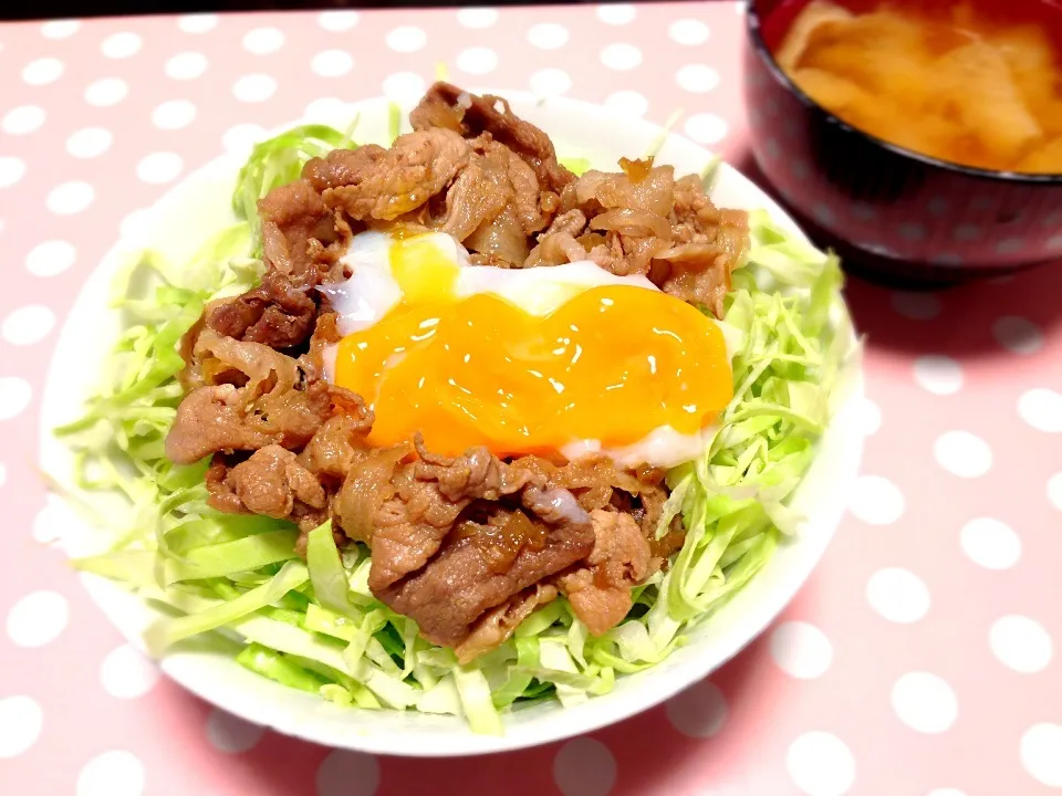 温玉のっけ豚丼|やまさん